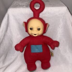 Teletubbies Vintage Red Po Talking Plush Stuffed PlaySkool Hasbro 1998 Working